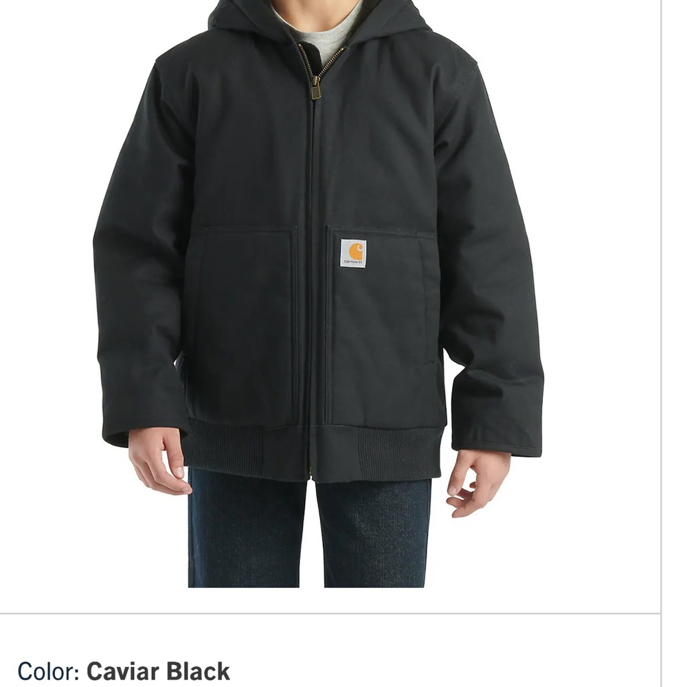 Carhartt Black Hooded Jacket